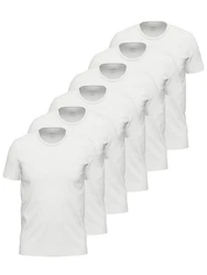 Ammann Unterziehshirt 6er Pack Shirt 1/2 Arm Day Modern Weiß/Grau/Creme