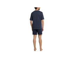 Schiesser Pyjama Schlafhose Schlafanzug regular fit dunkelblau