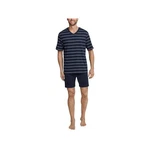 Schiesser Pyjama Schlafhose Schlafanzug regular fit dunkelblau