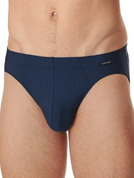 Schiesser Slip Supermini Pure Micro Dunkelblau