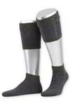 Lusana Trachtensocken Loferl L479 jgergrn/dunkelgrau (L479)