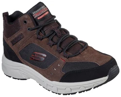 Skechers Schnürboots OAK CANYON IRONHIDE mit Memory Foam Braun/Dunkelbraun/Dunkelrot