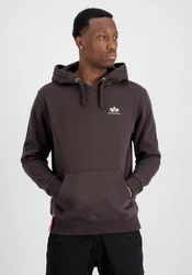 Alpha Industries Hoodie Basic Hoodie Small Logo Grau/Braun/Lila/Dunkelgrau/Dunkelbraun/Schwarz