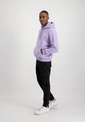 Alpha Industries Hoodie Basic Hoodie Small Logo Lila
