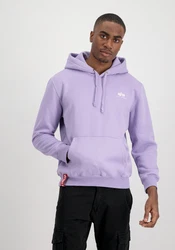 Alpha Industries Hoodie Basic Hoodie Small Logo Lila