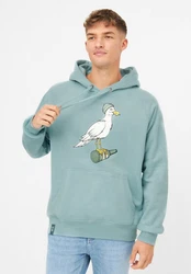 Derbe Sweatshirt Hoodie Sturmmöwe aqua/gelb/khaki/weiß