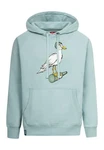 Derbe Sweatshirt Hoodie Sturmmöwe aqua/gelb/khaki/weiß