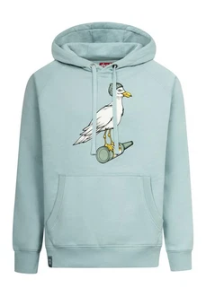 Derbe Sweatshirt Hoodie Sturmmöwe aqua/gelb/khaki/weiß Derbe Sweatshirt Hoodie Sturmmöwe aqua/gelb/khaki/weiß