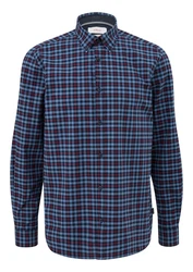 s.Oliver Langarmhemd mit Button-Down-Kragen 
