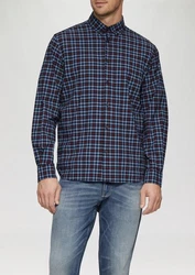 s.Oliver Langarmhemd mit Button-Down-Kragen 