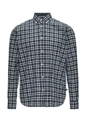 s.Oliver Langarmhemd mit Button-Down-Kragen navy/hellblau/weiß