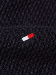 Tommy Hilfiger Rollkragenpullover Structure Roll Neck Dunkelblau