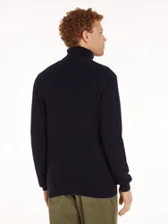 Tommy Hilfiger Rollkragenpullover Structure Roll Neck Dunkelblau