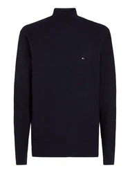 Tommy Hilfiger Rollkragenpullover Structure Roll Neck Dunkelblau