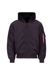 Bomberjacke Men - Bomber Jackets MA-1 Zip Hood Back EMB