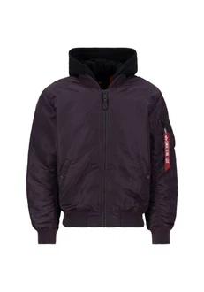 Alpha Industries Bomberjacke Anorak Dunkelblau/Lila