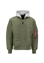 Alpha Industries Bomberjacke Anorak Dunkelgrün