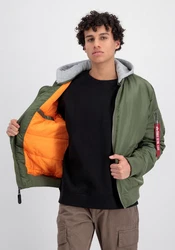 Alpha Industries Bomberjacke Anorak Dunkelgrün