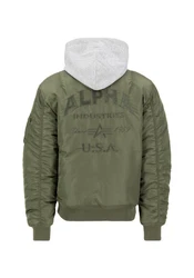 Alpha Industries Bomberjacke Anorak Dunkelgrün