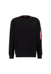 Alpha Industries Sweater Schwarz/Dunkelblau