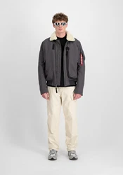 Alpha Industries Bomberjacke DA-3 Hellgrau/Grau/Dunkelblau/Dunkelgrau/Blau