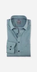 OLYMP Businesshemd 1006/54 Hemden Türkis/Blau/Hellblau/Grün