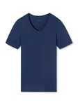 Schiesser T-Shirt Premium Modal Kurzarm Dunkelblau