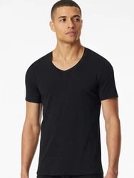 Schiesser T-Shirt Premium Cotton Schwarz/Dunkelgrau/Grau
