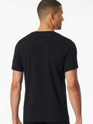 Schiesser T-Shirt Premium Cotton Schwarz/Dunkelgrau/Grau