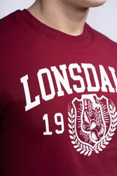 Lonsdale T-Shirt STAXIGOE Rot/Bordeaux/Dunkelrot