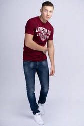 Lonsdale T-Shirt STAXIGOE Rot/Bordeaux/Dunkelrot