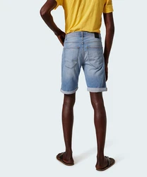 Pierre Cardin Jeansshorts Lyon Tapered Bermuda Jeans Blau/Hellblau