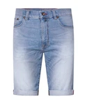 Pierre Cardin Jeansshorts Lyon Tapered Bermuda Jeans Blau/Hellblau