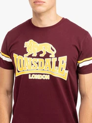 Lonsdale T-Shirt Methley Bordeaux/Dunkelrot