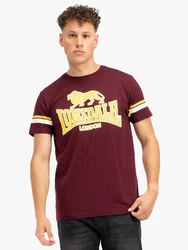 Lonsdale T-Shirt Methley Bordeaux/Dunkelrot
