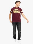 Lonsdale T-Shirt Methley Bordeaux/Dunkelrot