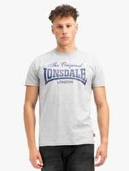 Lonsdale T-Shirt Colsbrooke Grau/Rot/Blau