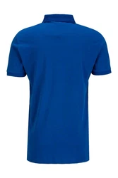Replay Poloshirt PIECE DYED HEAVY JERSEY Blau/Dunkelblau