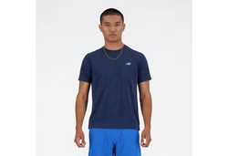New Balance Kurzarmshirt Athletics T-Shirt Dunkelblau/Lila/Blau/Hellblau