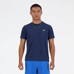 New Balance Kurzarmshirt Athletics T-Shirt Dunkelblau/Lila/Blau/Hellblau