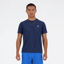 New Balance Kurzarmshirt Athletics T-Shirt Dunkelblau/Lila/Blau/Hellblau