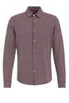 WE Fashion Businesshemd Bordeaux/Dunkelrot/Rot