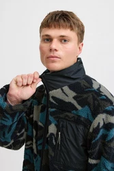 TheJoggConcept Jacke JCMMBERRA Dunkelgrün/Grau/Hellblau