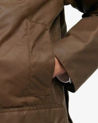 Barbour Jacke Beaufort Dunkelgrün/Khaki/Braun/Dunkelbraun