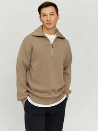Strickpullover Nurmo Zip Troyer pulli pullover sweatshirt