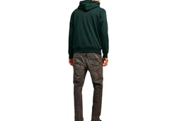 JACK & JONES Sweatshirt JORBRONX Dunkelgrün/Grün