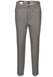 BOSS Stoffhose H-Kane-PL Grau/Hellgrau/Dunkelgrau/Braun
