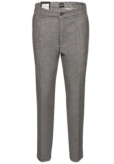 BOSS Stoffhose H-Kane-PL Grau/Hellgrau/Dunkelgrau/Braun