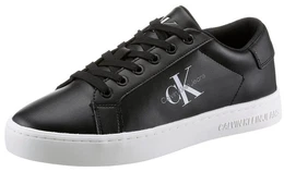 CLASSIC CUPSOLE LACEUP LOW LTH Sneaker mit kontrastfarbigen Logodruck, Freizeitschuh, Halbschuh, Schnrschuh
