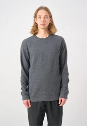 Cleptomanicx Sweatshirt Noitch Dunkelgrau/Hellgrau/Grau/Dunkelblau